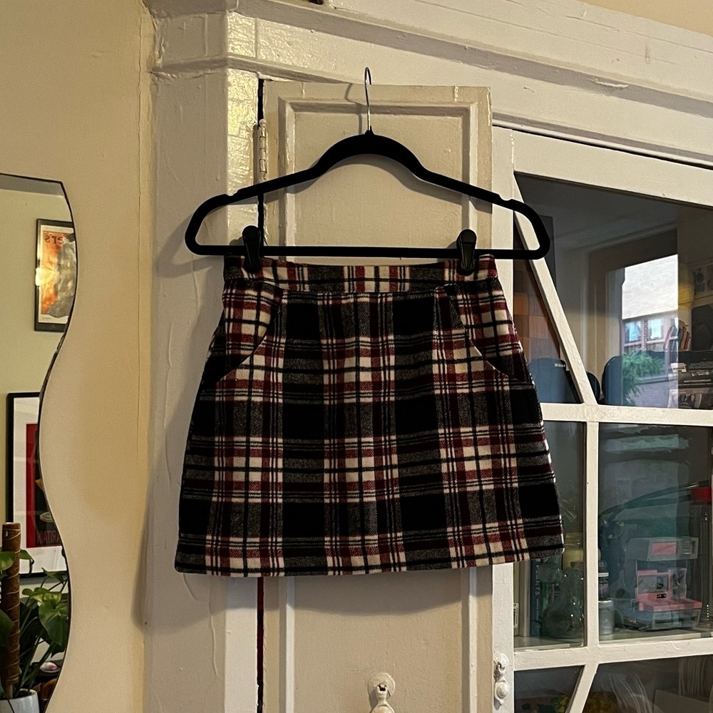 Plaid Mini Skirt